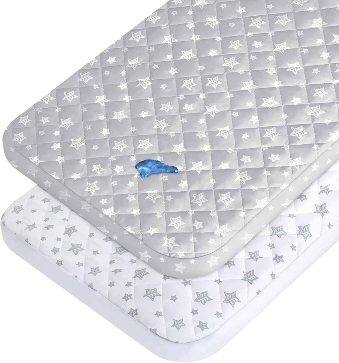 Waterproof Pack N Play Mattress Pad Protector, Premium