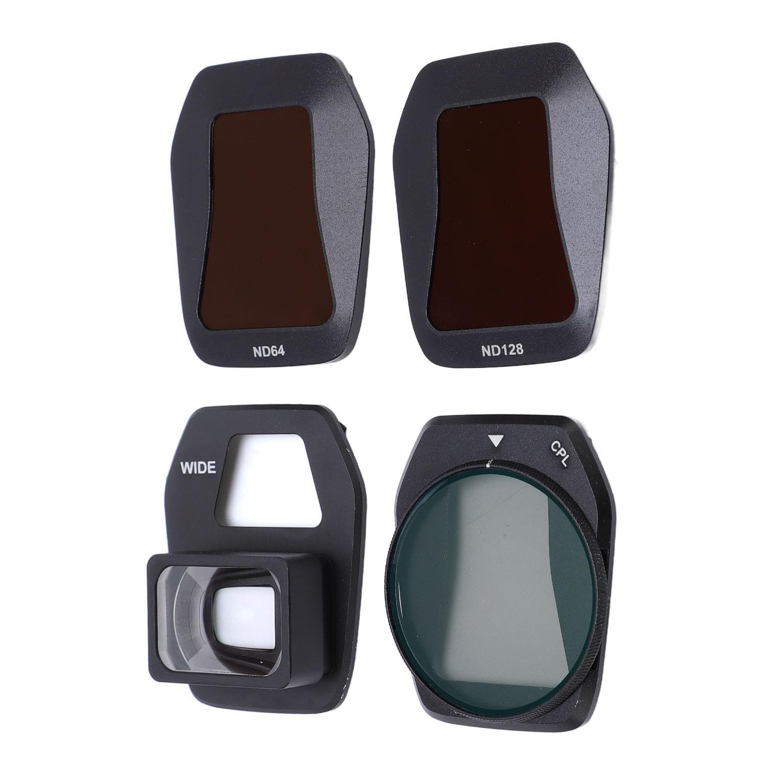 Set di Filtri per Lenti per AIR 3s 4 IN 1 0.35X Drone Obiettivo Grandangolare ND128 ND64 Kit Filtro Lente per Drone Regolabile CPL Polarizzatore a densità Neutra