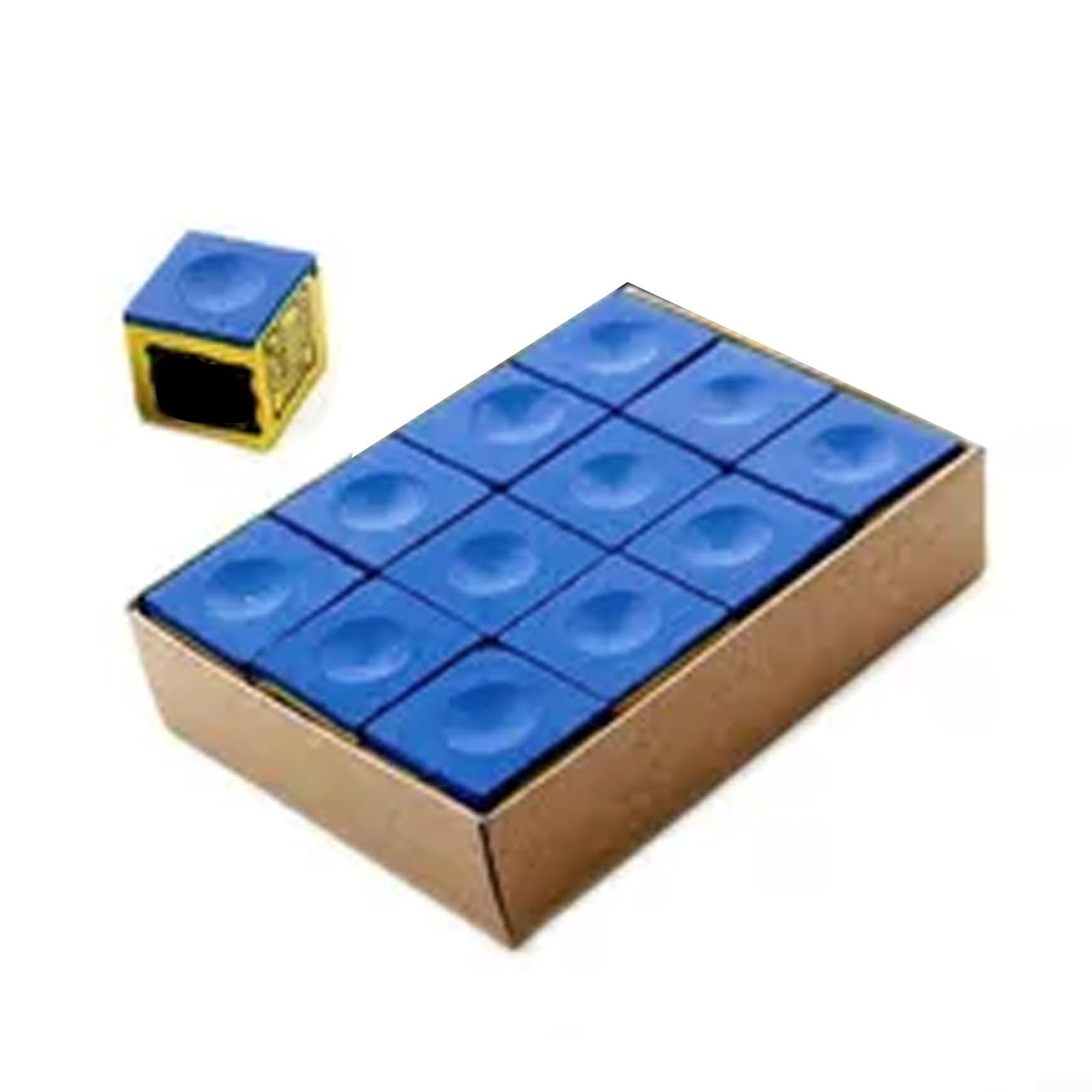 IBEIKE Lot De 12 Craies De Billard Antidérapantes – Vert – Prise Supérieure – Pour Snooker Et Billard – Joueurs Pros Et Amateurs