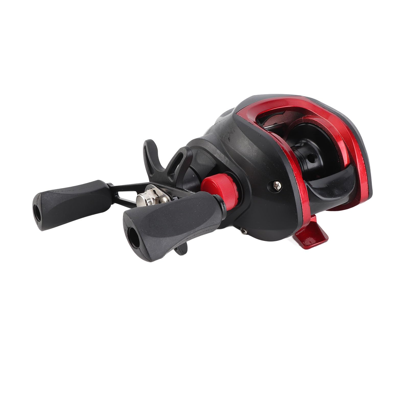 Baitcasting Reel Baitcaster Moulinet De Pêche en Métal Longue Fonte Puissant 7.2:1 Rapport De Vitesse 8kg Force De Freinage pour l'eau Salée en Eau Douce Pêche sur Glace