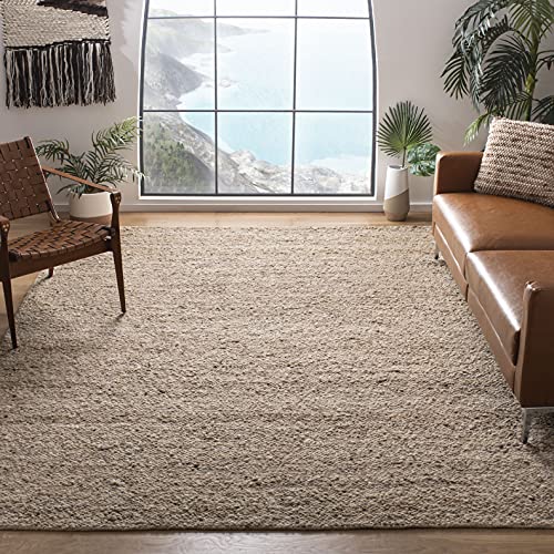Tapete SAFAVIEH Natura Collection 3x5 Beige Lana Hecho a Mano miniatura 1
