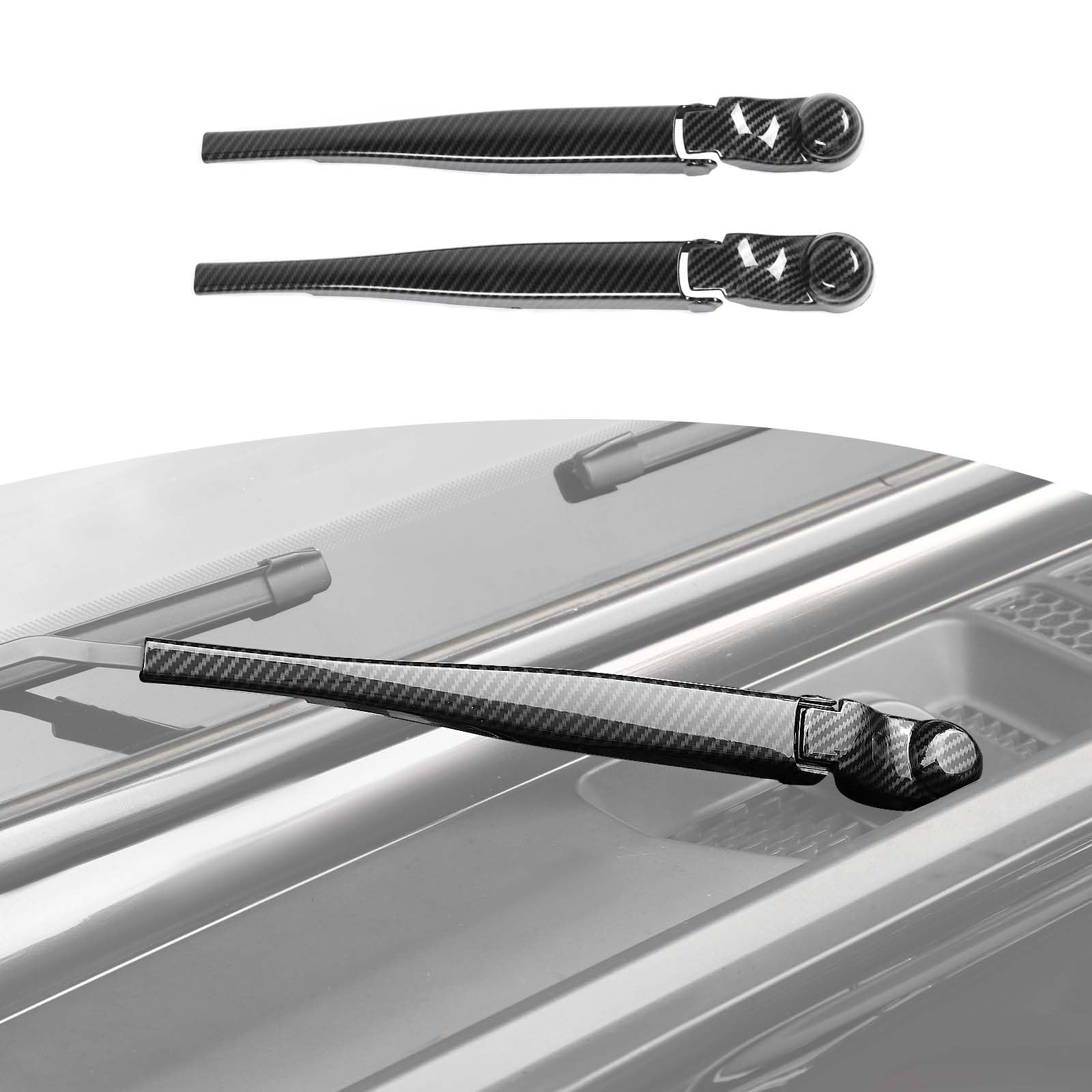 RT-TCZ Windshield Wiper Cowls Cover Trim for Jeep Wrangler/Gladiator 2018+
