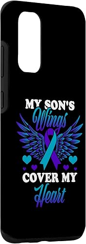 Miniatura 3 de Galaxy S20 My Son's Wings Cover My Heart - Funda de concienciación sobre la prevención del suicidio