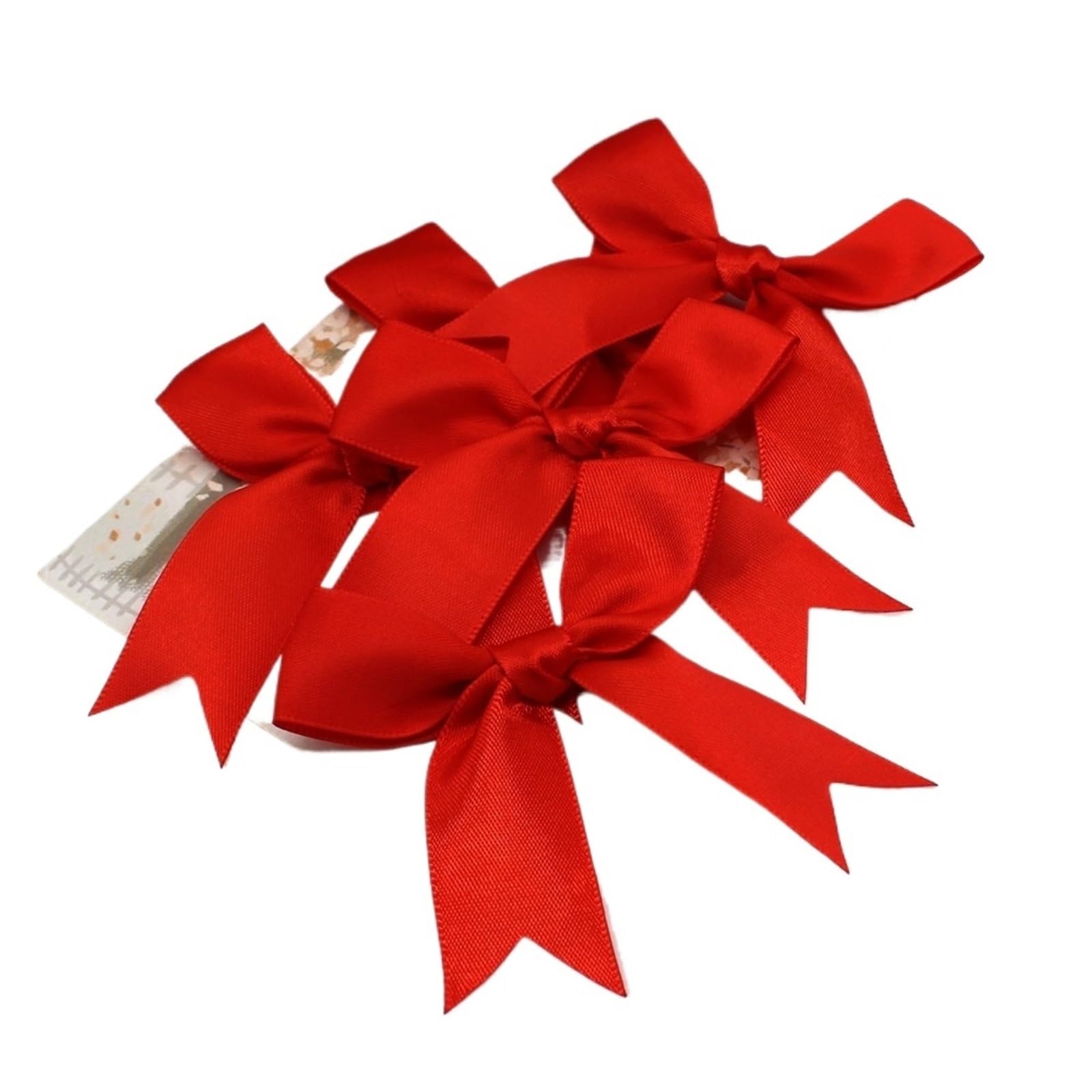 UJEDFHV Mini Bow Satin Ribbon Bows Polyester Tailcoat Bow Flower For Craft Clothing for DIY Crafts(50pcs,Color 10)