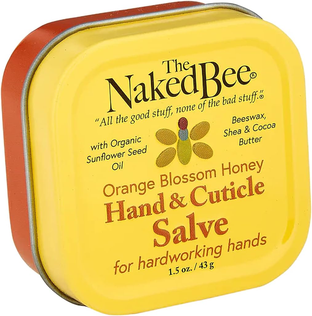 The Naked Bee Hand & Cuticle Healing Salve 45g. Beeswax & Shea Butter Skin Care for Dry Hands & Cuticle Treatment. Dry Hand Cream, Cuticle Cream & Cuticle Softener. Cuticle & Hand Salve. The Naked Bee Hand & Cuticle Healing Salve 45g. Beeswax & Shea Butter Skin Care for Dry Hands & Cuticle Treatment. Dry Hand Cream, Cuticle Cream & Cuticle Softener. Cuticle & Hand Salve.
