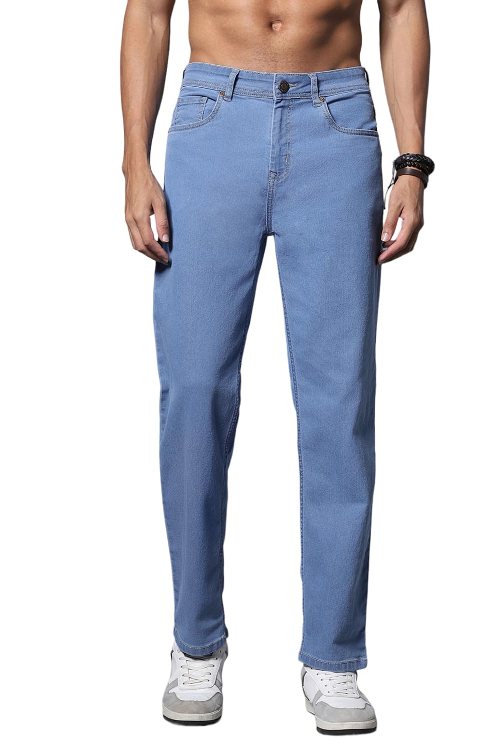 High Star ClothingHigh Star Men Plus Size Blue Relaxed Fit Stretchable Jeans