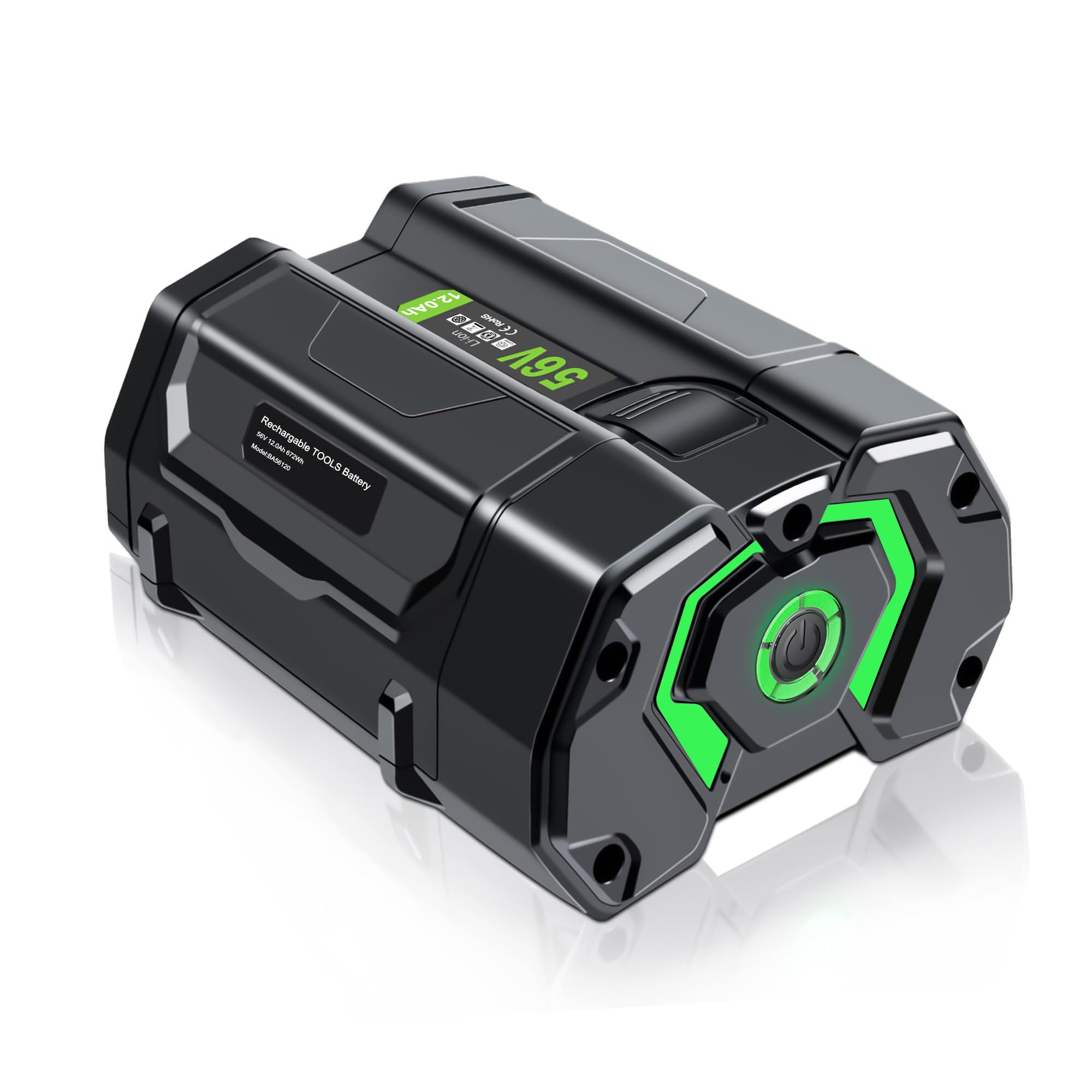 ZJWDATG 56V 10000MAH Power battery Compatible with EGO 56V 12.0AH-BA6720T