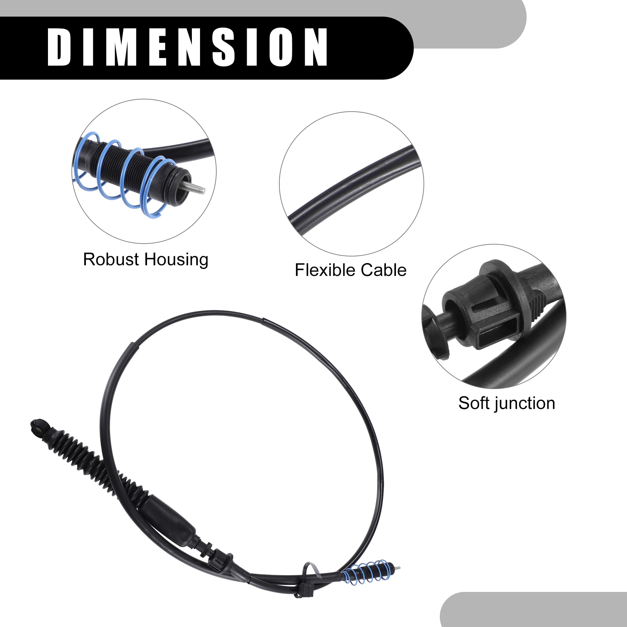 Amazon.com: Partuto Lower Automatic Transmission Shift Cable Auto