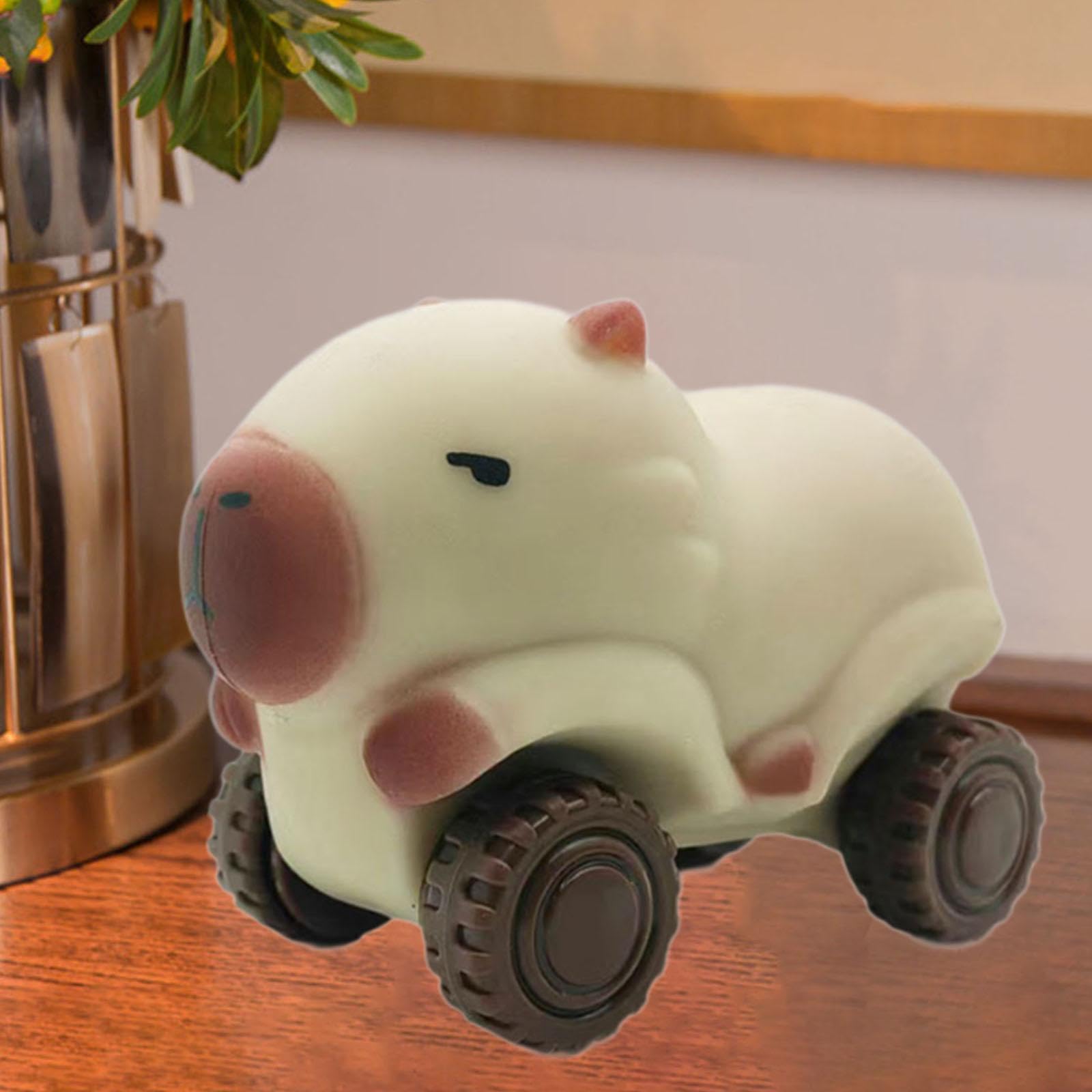 Jouet Capybara à Roulettes Amagogo – Tractable, Glisse Sur Sable, 9,2 Cm, Extérieur, Sensoriel