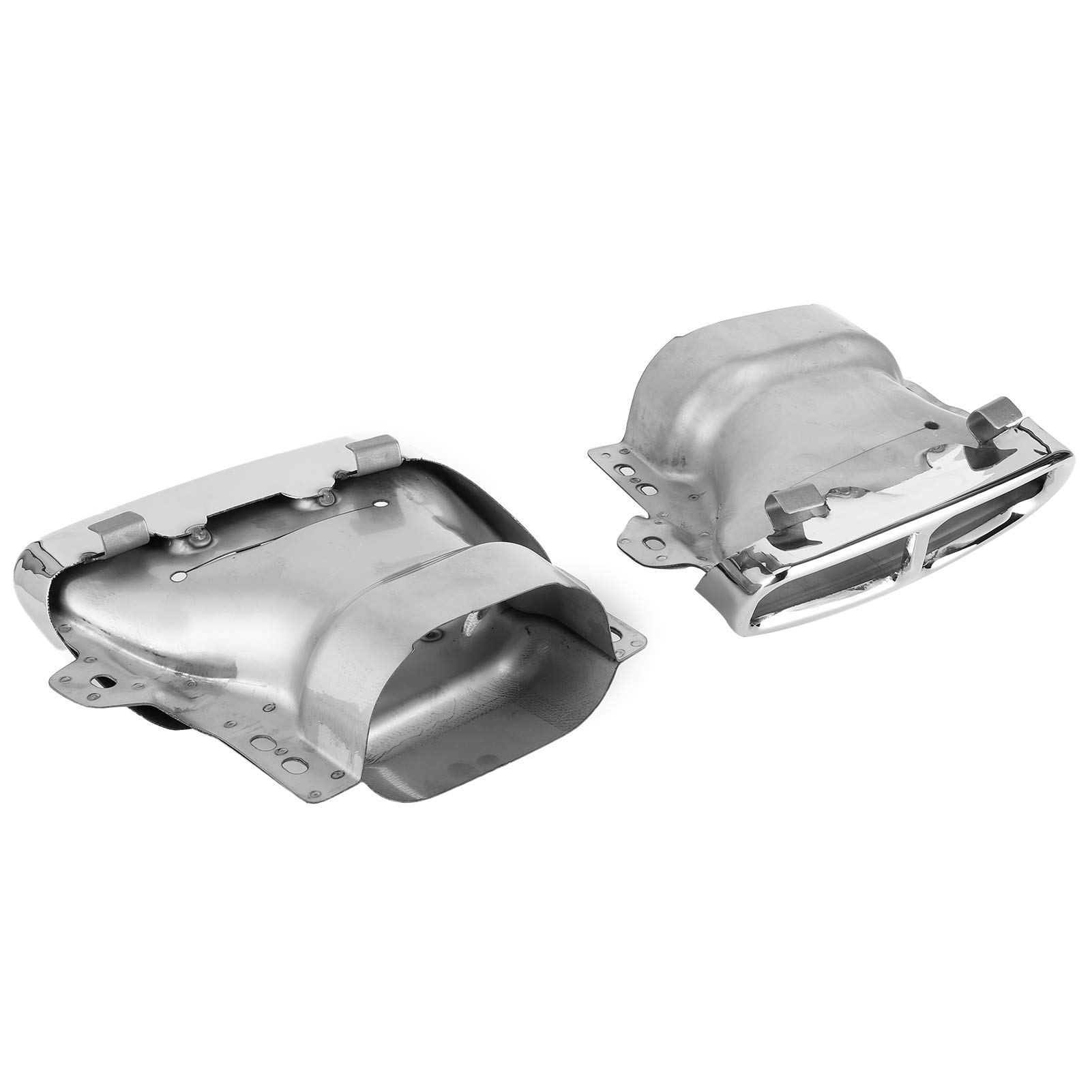 Accesorios de tubo de escape de acero inoxidable para automóviles tipo 2 accesorios de tubo de escape de cuatro piezas de acero inoxidable, adecuados para AMG w176 cla45 c117 2013-2018 (mecha)