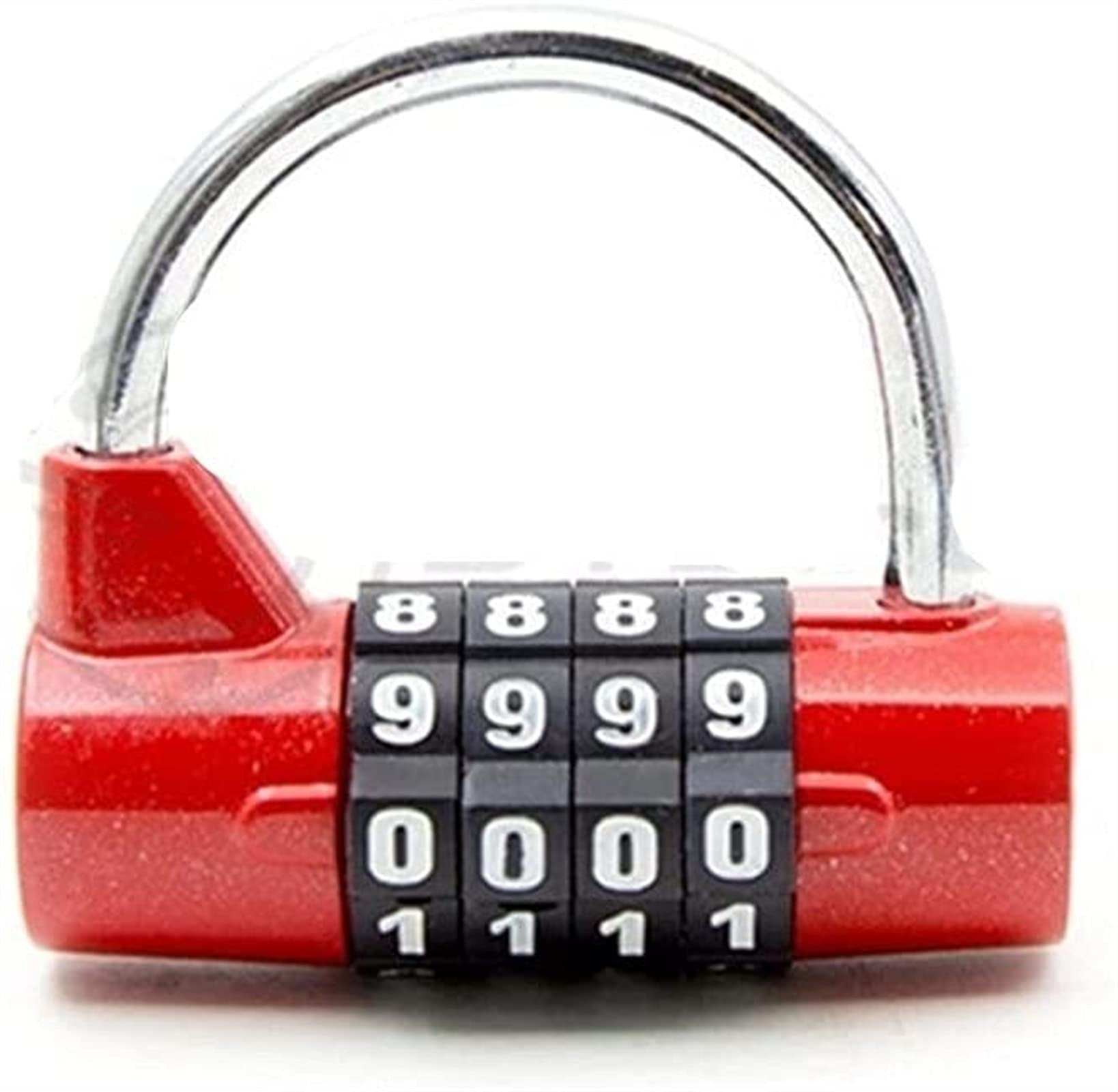 lucchetto con codice， Lucchetto con combinazione a gancio largo for armadietto della palestra, lucchetto di sicurezza da viaggio, cassetto, armadietto for bagagli, lucchetti con combinazione for serra