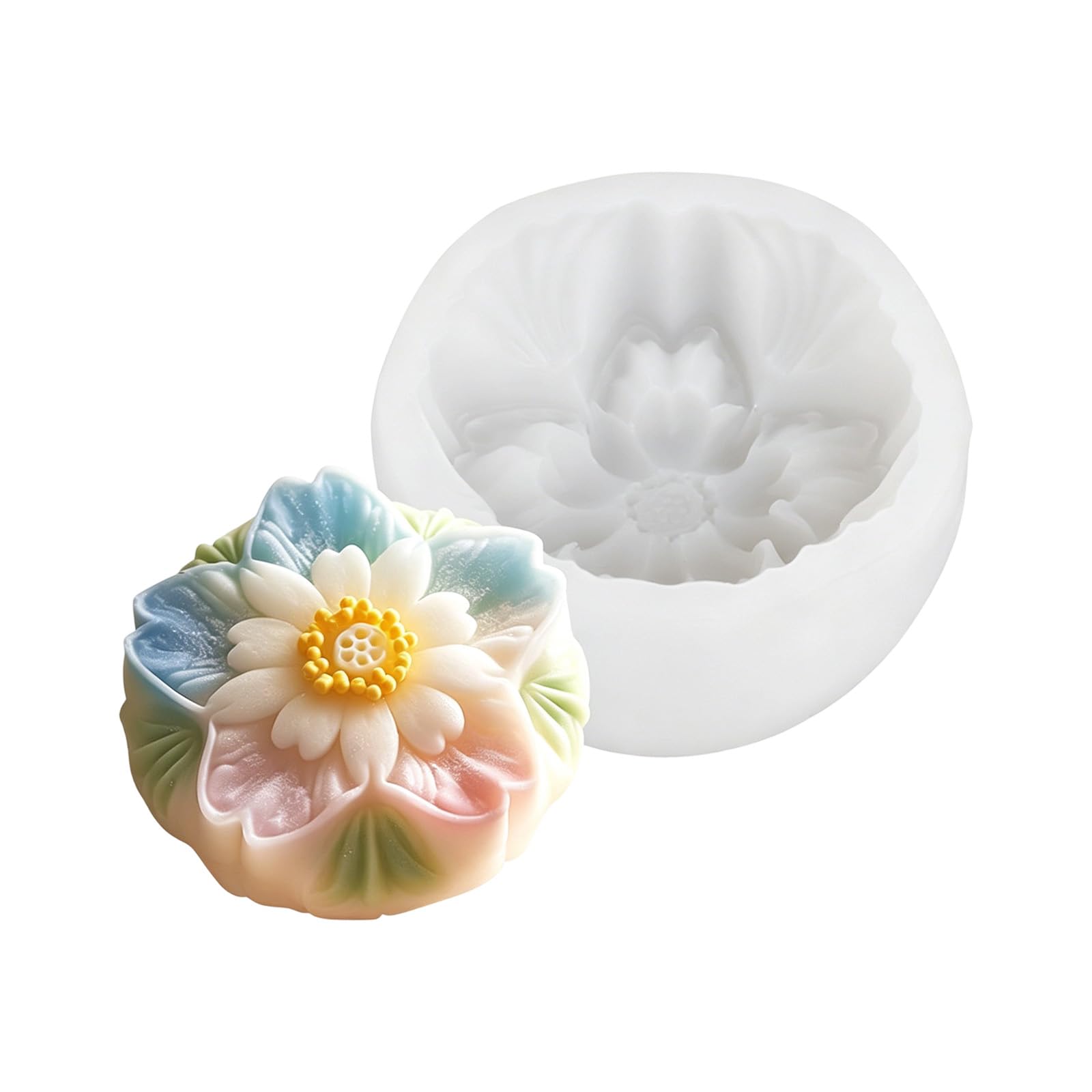 Hsyzygian Portable Baking Tool for Creating Delicate Peach Blossom Shaped Dessert Including Cookie and Jellies Candies Dessert Making Tool