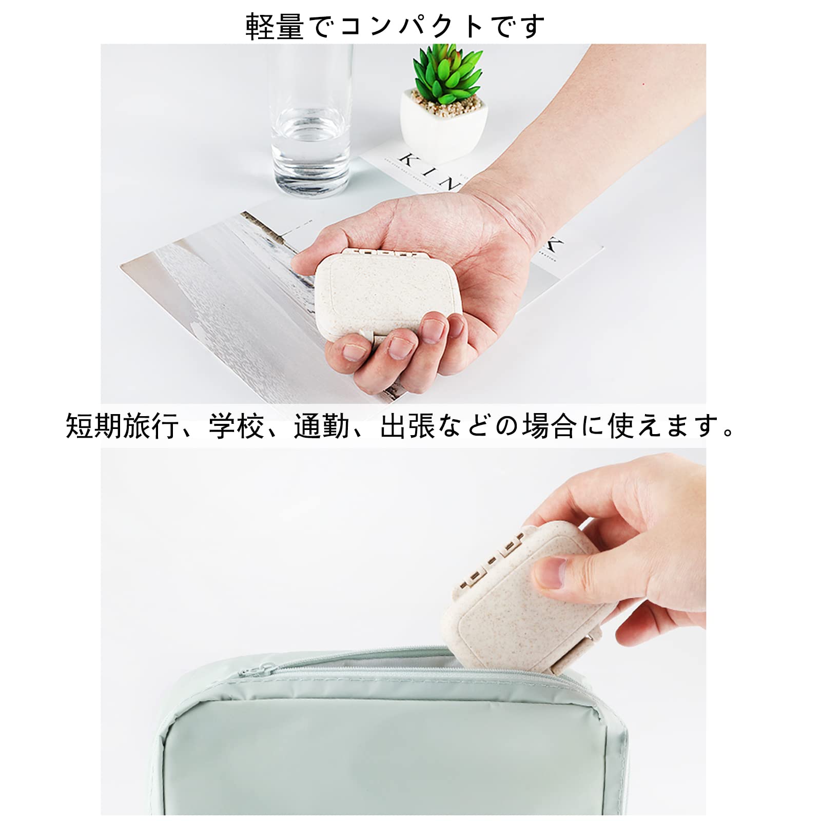 Amazon.co.jp: ZNUJS(さちえ) ピルケース 薬ケース くすりいれケース