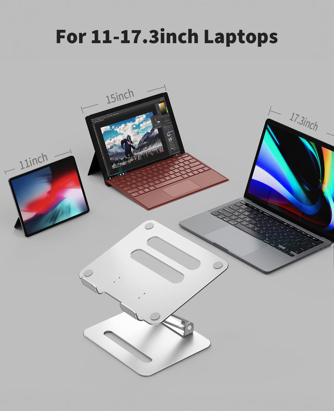 Buy LORYERGO Adjustable Laptop Stand, Portable Laptop Riser for 17