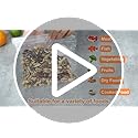 Vacuum Sealer with 30 Bags, Handheld Sealer with Visible Water Tank, Portable for 6X Freshness, Sous Vide & Kitchen Storage