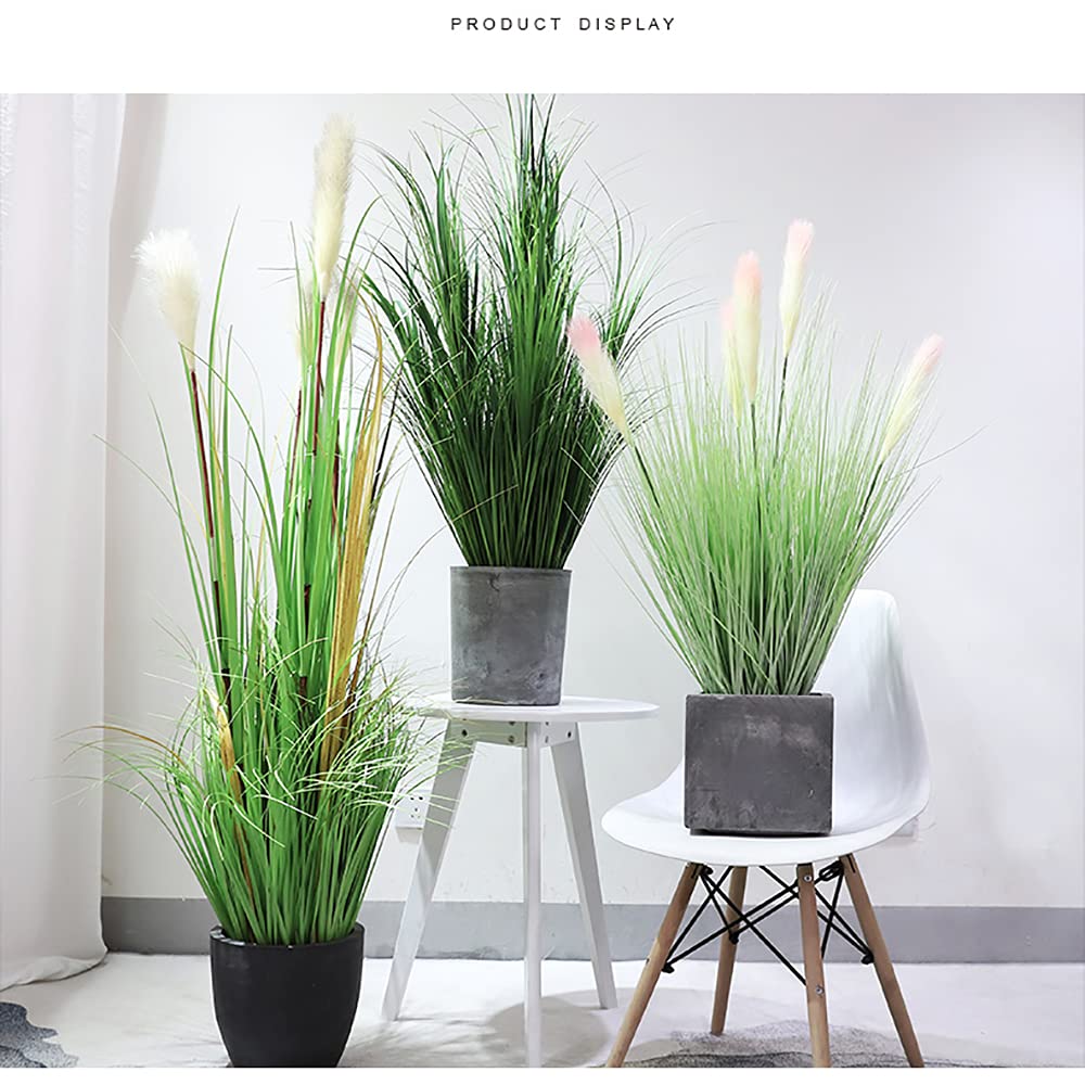 Duscdesp Lot De 2 Grandes Plantes Artificielles Décoratives D'intérieur - Grand Palmier - Plantes Artificielles En Plastique Pour Intérieur, Bureau, Maison Et Extérieur (palmier Jaune Artificiel 2