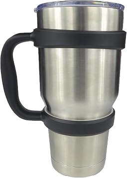 التعامل مع 30oz Yeti Rambler Tumbler Cooler Cup SIC Kodiak Cups Etc Hold Grip Black   