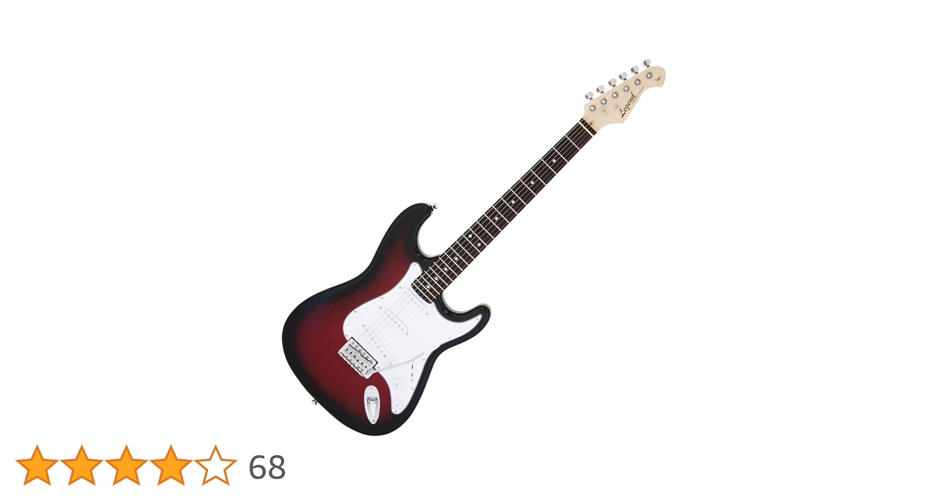ほぼ未使用 Legend エレキギター ケース付 ストラトタイプ 2トーンレッド 615r0NWdGXL.jpg_BO30,255,255,