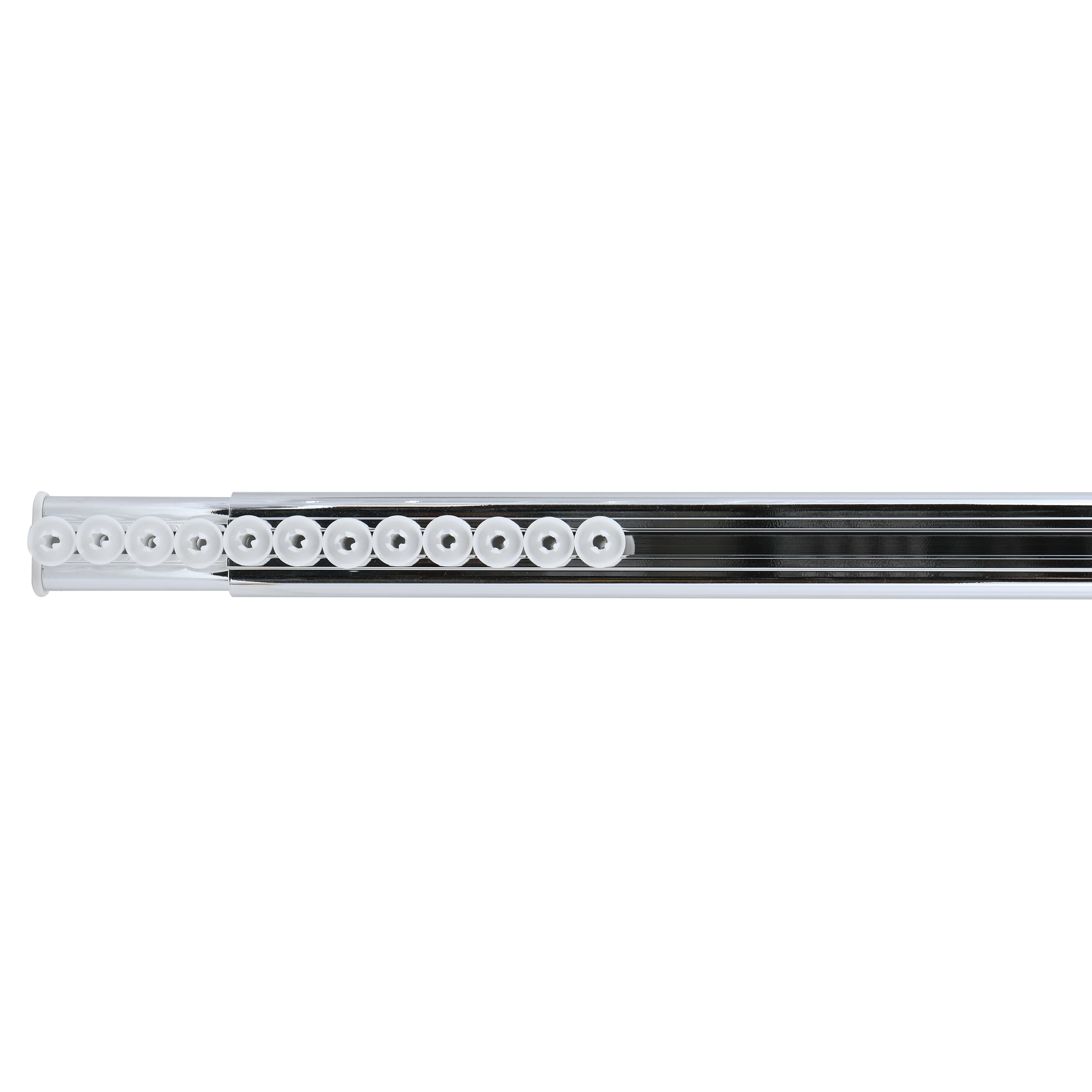 Spirella Barre Tringle pour Rideau de Douche ou Baignoire Extensible sans perçage en Alu Surprise 75-125cm Finition Brillante