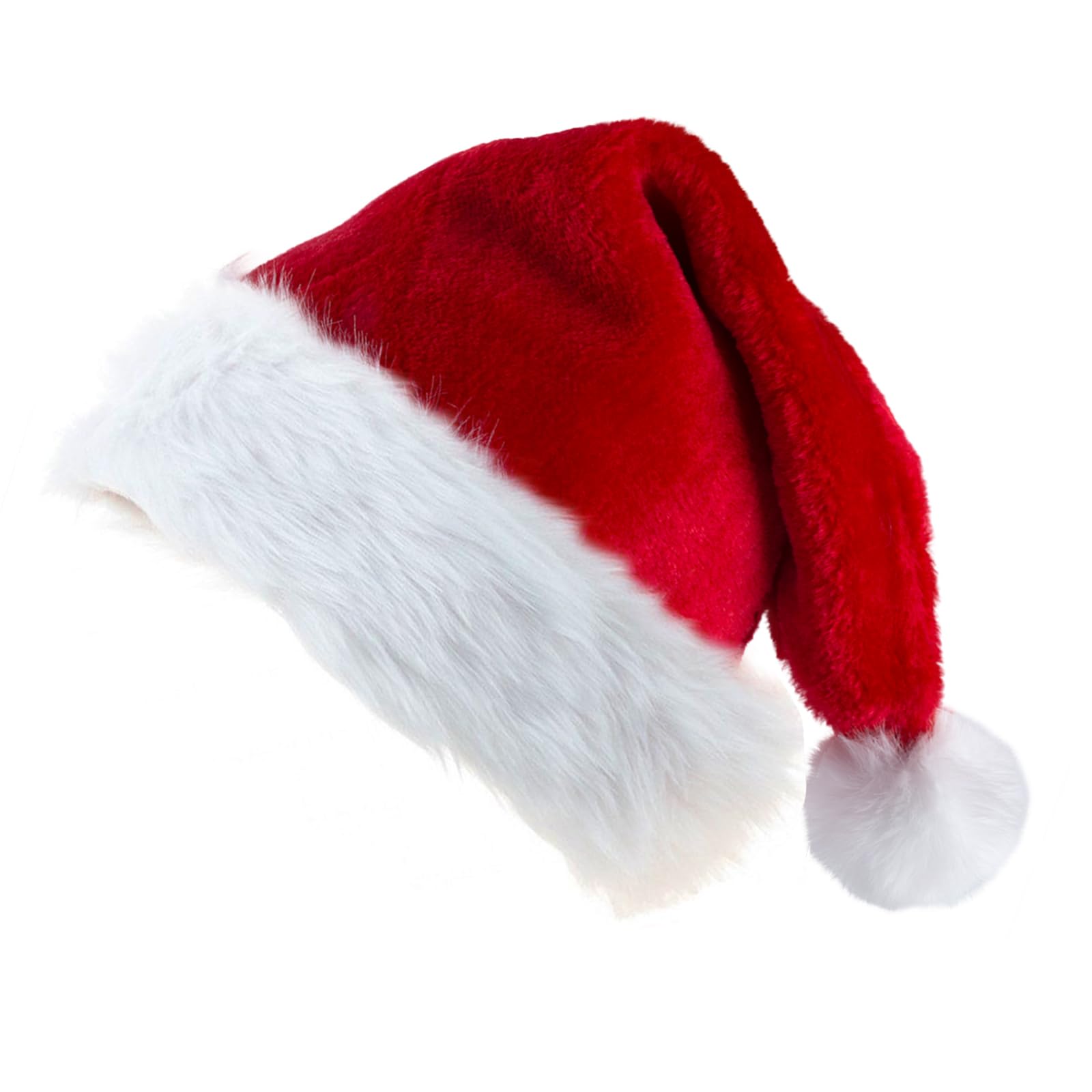 AYNKH Christmas Hats, Essential items for Christmas season Deluxe Plush Santa Hat