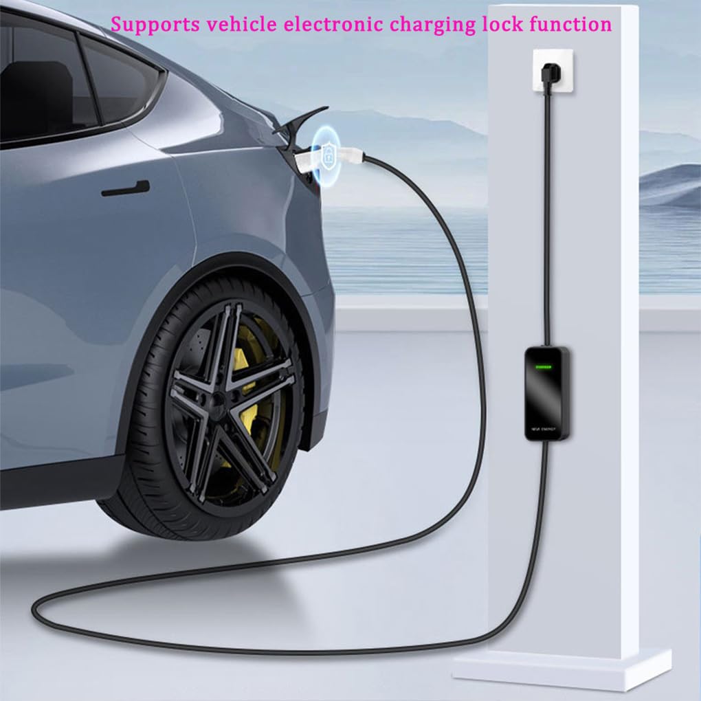 Para Sistema de Carga portátil 5M 13A Cable de Carga EV 3 Pines, Negro | Cargador rápido para vehículo eléctrico Cargador para coche Reino Unido Hoy