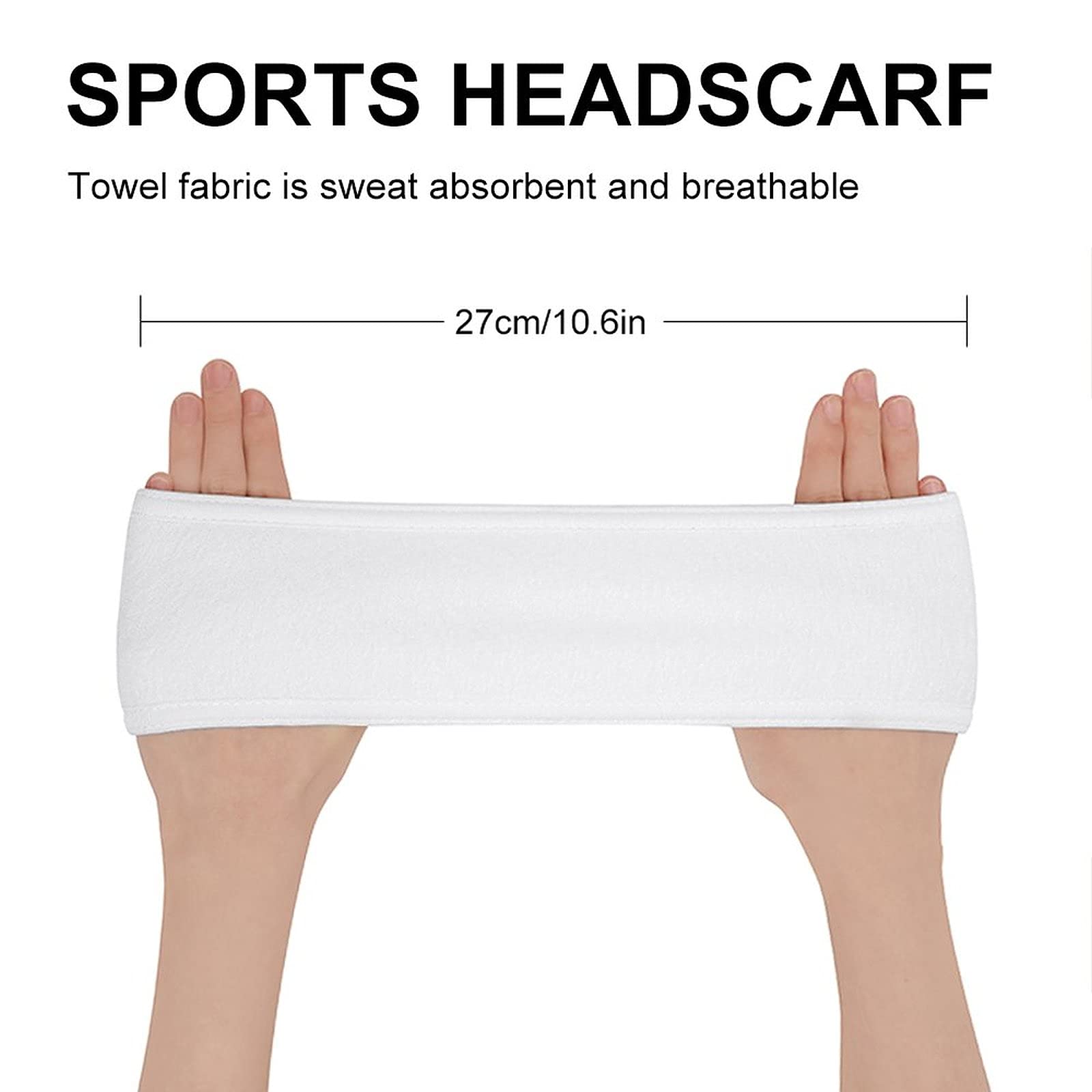 Customize Personalized Name Head Band Moisture Wicking Stretch Sports Tie Headband You Choose Headbands Color and Font Colors Sweatbands White