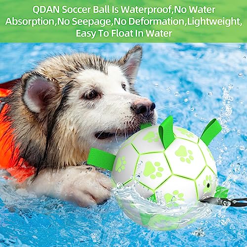Qdan Glow In The Dark Dog Toys, Interactive Light Up Dog Balls thumb #6