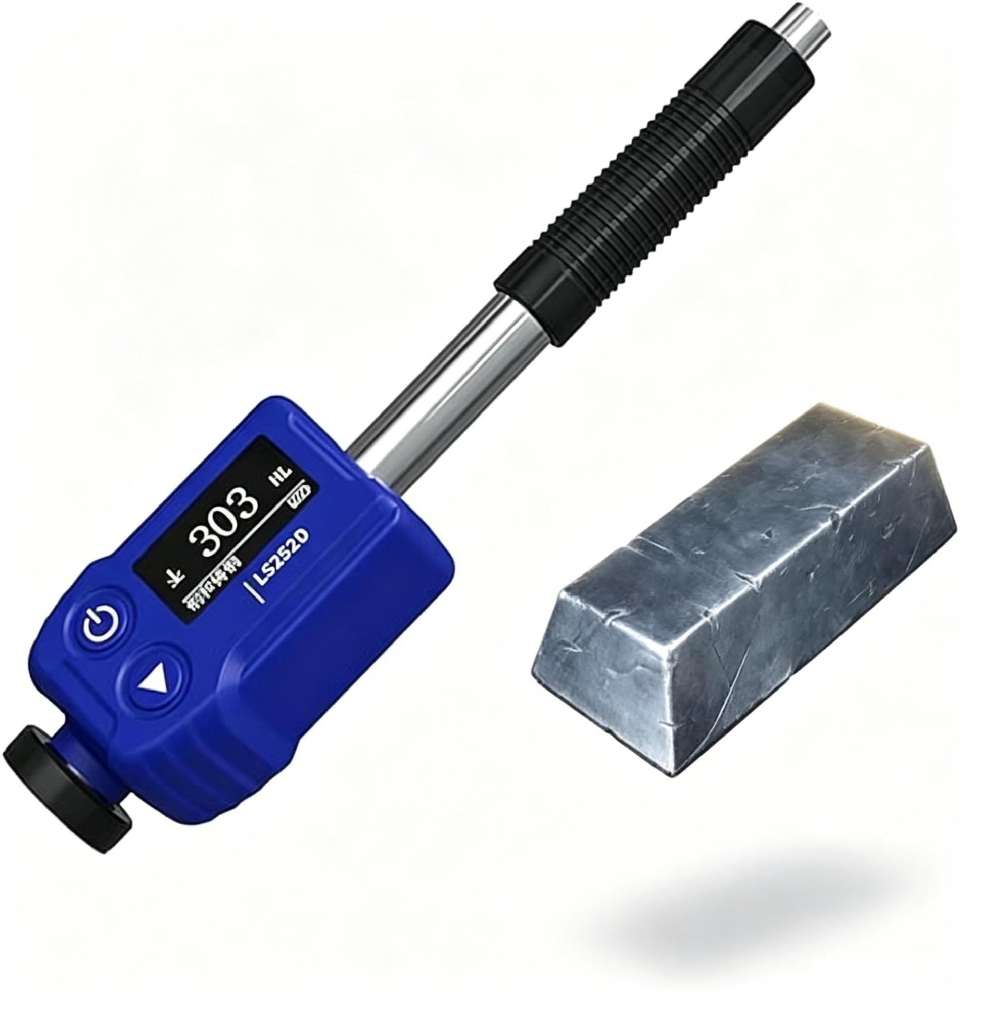 Durómetro Leeb Kit de durómetro de alta precisión 7 en 1 Dureómetro Rockwell portátil Para procesamiento de metales(LS252D)
