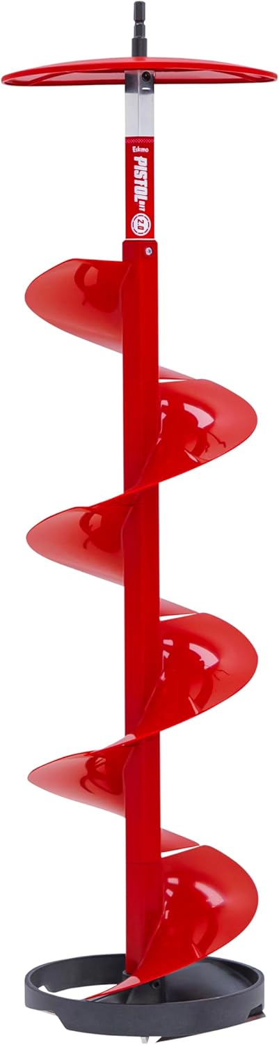 Eskimo Pistol Bit™ 2.0, Drill-Adaptive Auger, 8-Inch or 10-Inch, Centering Point, Turbo Cutting System, Bit-Saving Top Plate 10 Inch