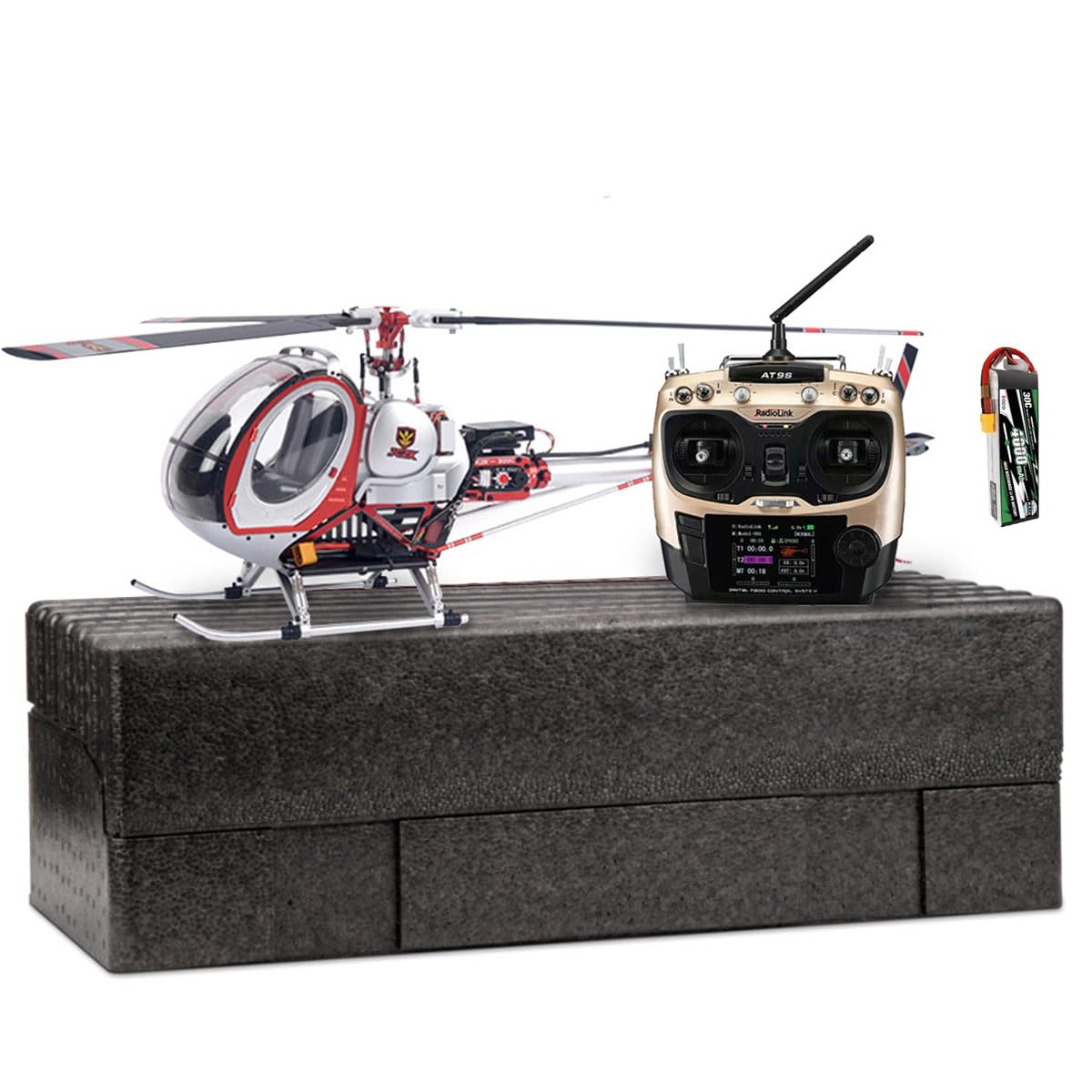 JCZK 300C PRO RC elicottero modello con Altitude Hold H1 Smart Flight Control e posizionamento GPS 2.4G 12CH Flybarless aereo militare regalo per adolescenti (interno/esterno)