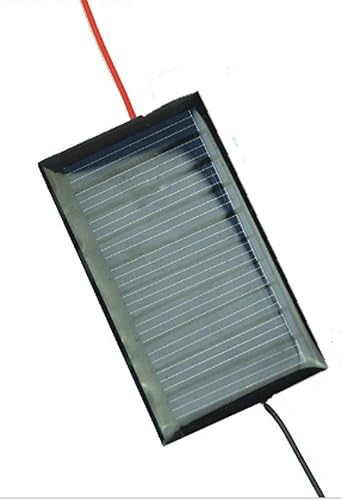 Miniatura 2 de AMX Solar 5V 30mA 53X30mm Micro Mini Células de Energía para Paneles con Cables - Proyectos DIY - Juguetes - 3.6V Carga 4 Pcs