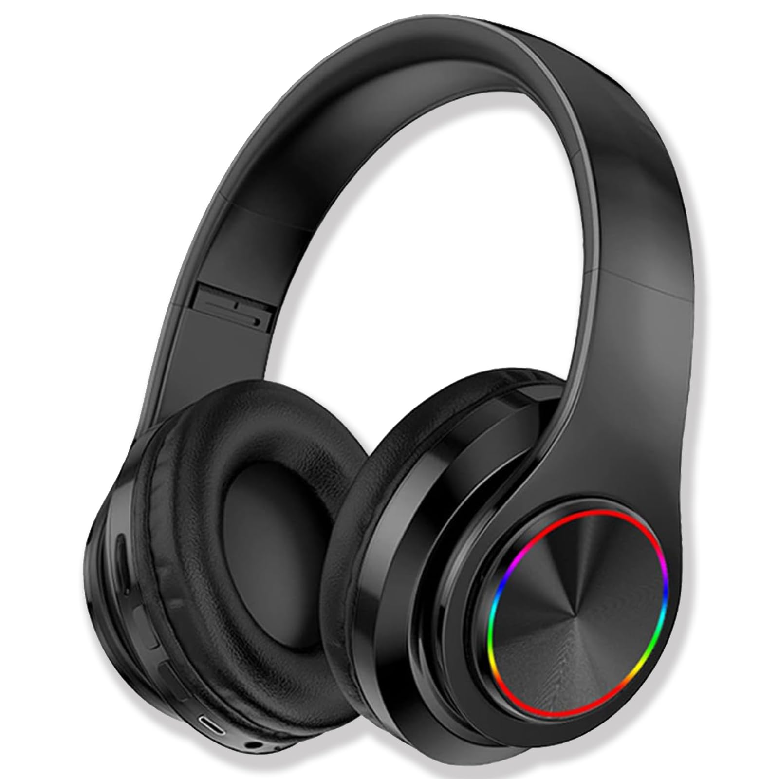 JTWMY Bluetooth Headphones Wireless Bluetooth 5.0,Foldable Wireless Headphones Over Ear Hifi Stereo Bass Sound Noise Cancelling Headphones Wireless With Built-In Mic Tf, Fm for Cell Phone,PC,Soft Earm