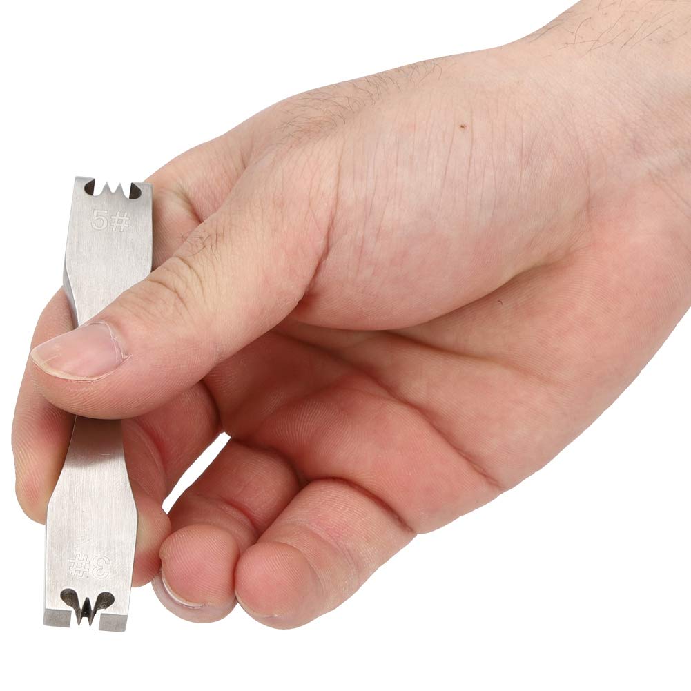 Zipper Gear Remover Denti Tool Pinze Articoli in Pelle Fatti a Mano Piccole Pinze Mini Pinze Strumenti Artigianali Forniture Cerniera Detooth Levapunti (Dispositivo di rimozione