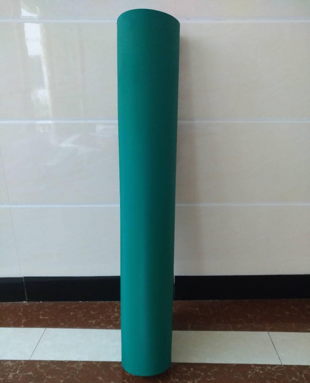 Antistatic Silicone Mats for Workbench, Commercial Heat Resistant ESD-Dissipative Desktop Pad Roll for Tool Shed/Electronics Repair/Laboratory, Cuttable(Green,0.8m x 2.4m/2.6x7.9ft)