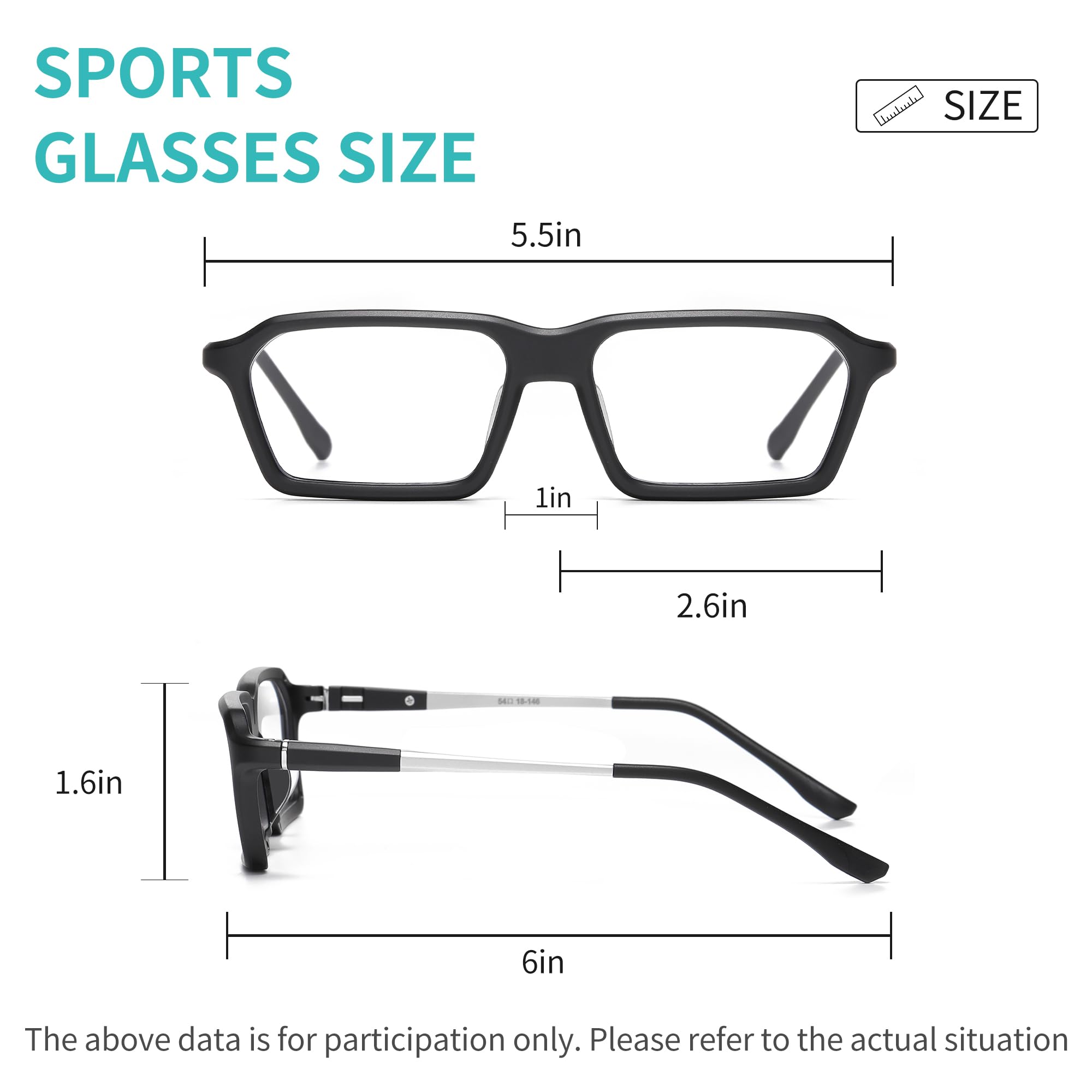 SooGree Okulary sportowe dla mężczyzn kobiet koszykówka piłka nożna sportowe gogle przeciwmgielne kolizja do noszenia okulary