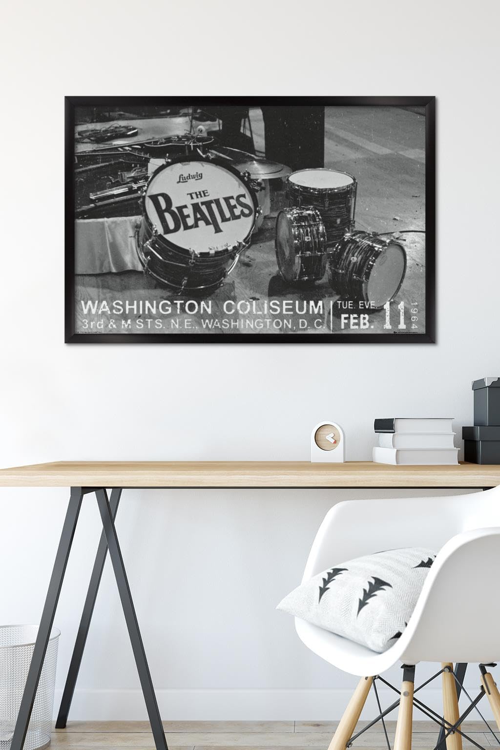 額装品/Washington Coliseum/ビートルズ/ポスター/インテリア