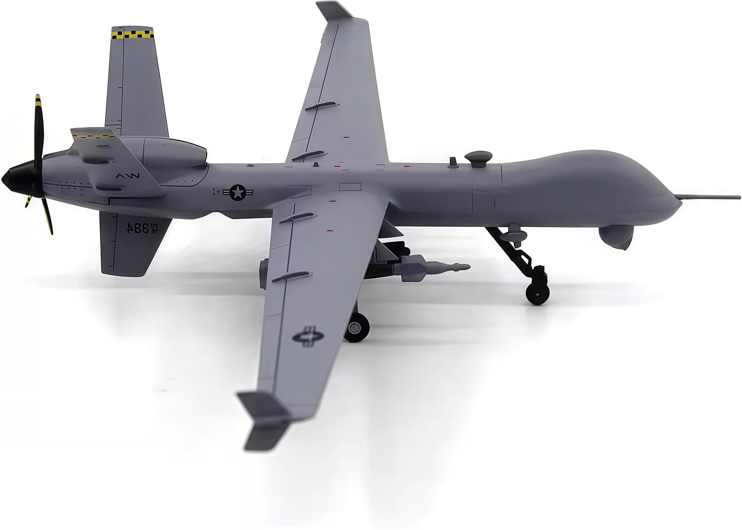 MQ-9 Reaper UAV Fighter Military Aircraft UAV Attack Airplanes Model for Adults Collection Home Office Gifts