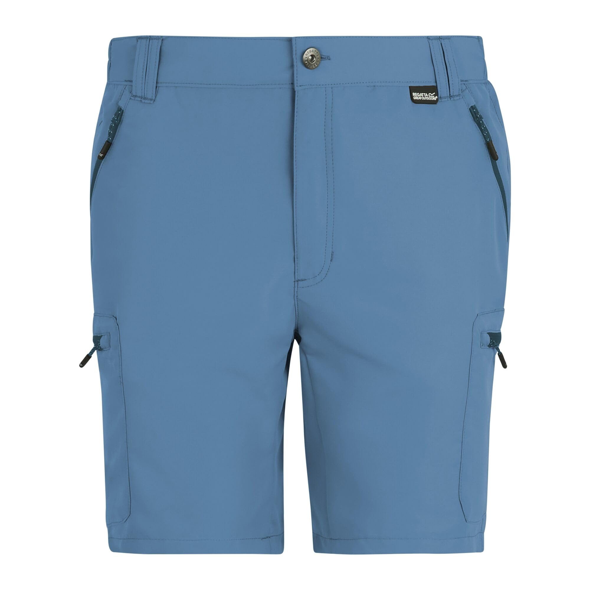 Regatta Mens Leesville III Walking Shorts Water Repellent Walking Hiking China Blue