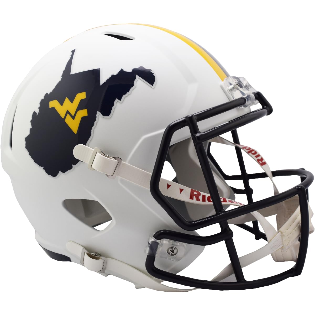 West Virginia Mountaineers Country Roads Full Size Replica Speed Football Helmet