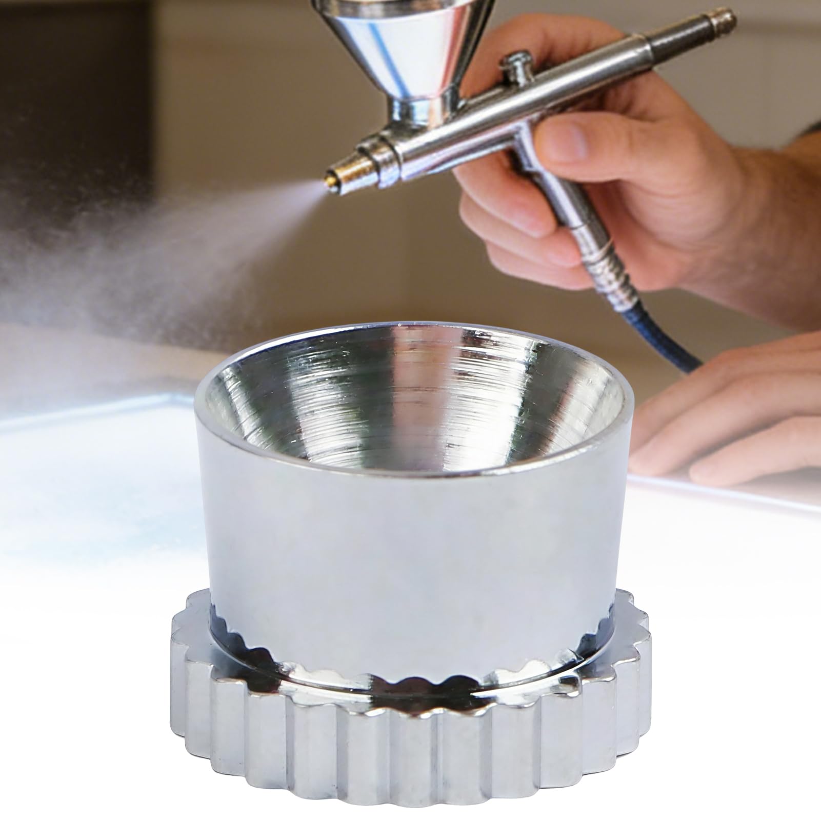 Bouchon d'aiguille pour aérographe - Accessoires de peinture sur modèle,Capuchon distance aérographe - Pour artistes, pochoir, amateurs, étudiants, enseignants, atelier à