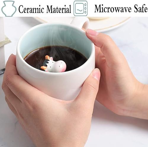 Miniatura 2 de Taza de café divertida de cerámica con caricatura 3D