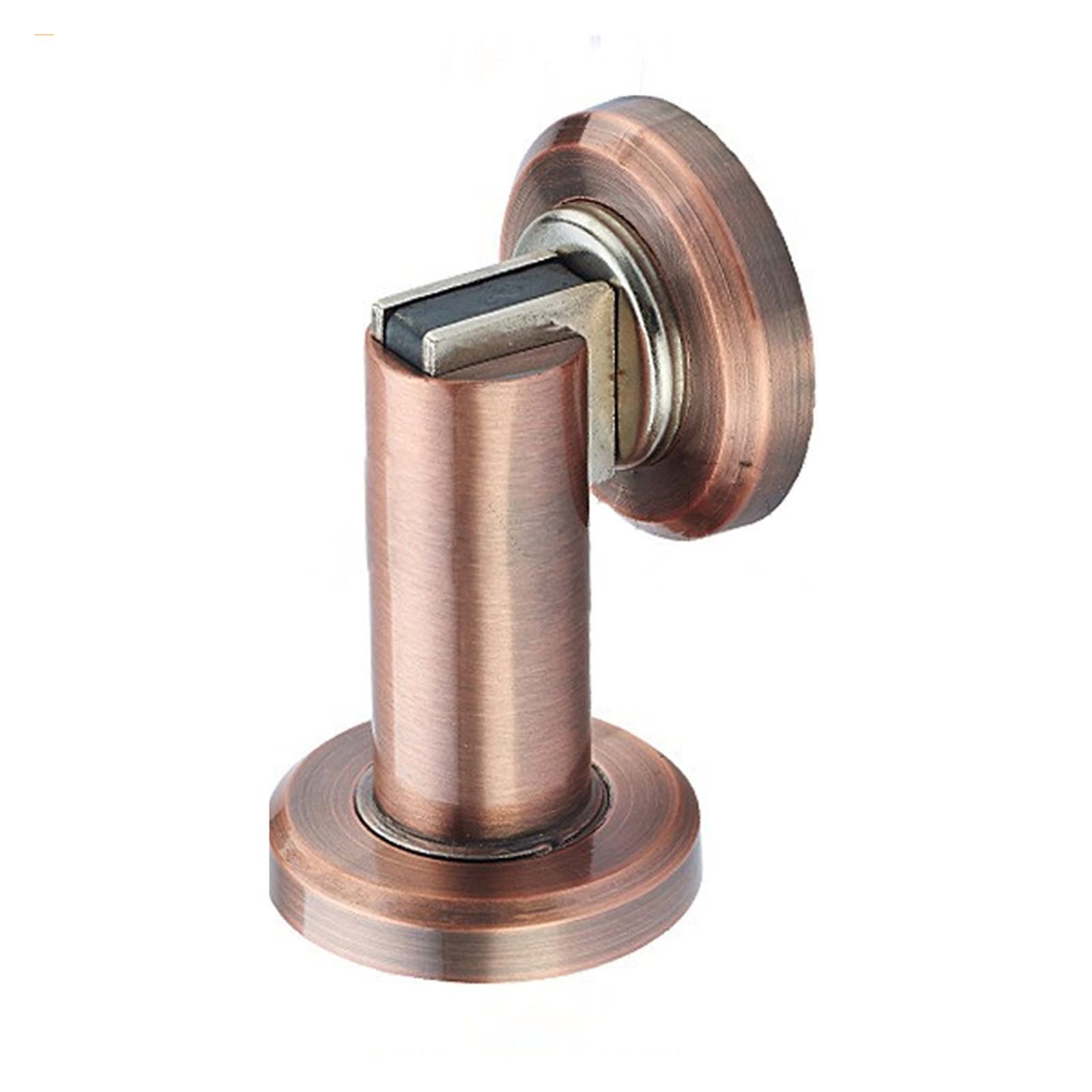 Stainless Steel Magnet Doorstop Prevent Door Stopper Bumper Catch(Nero)