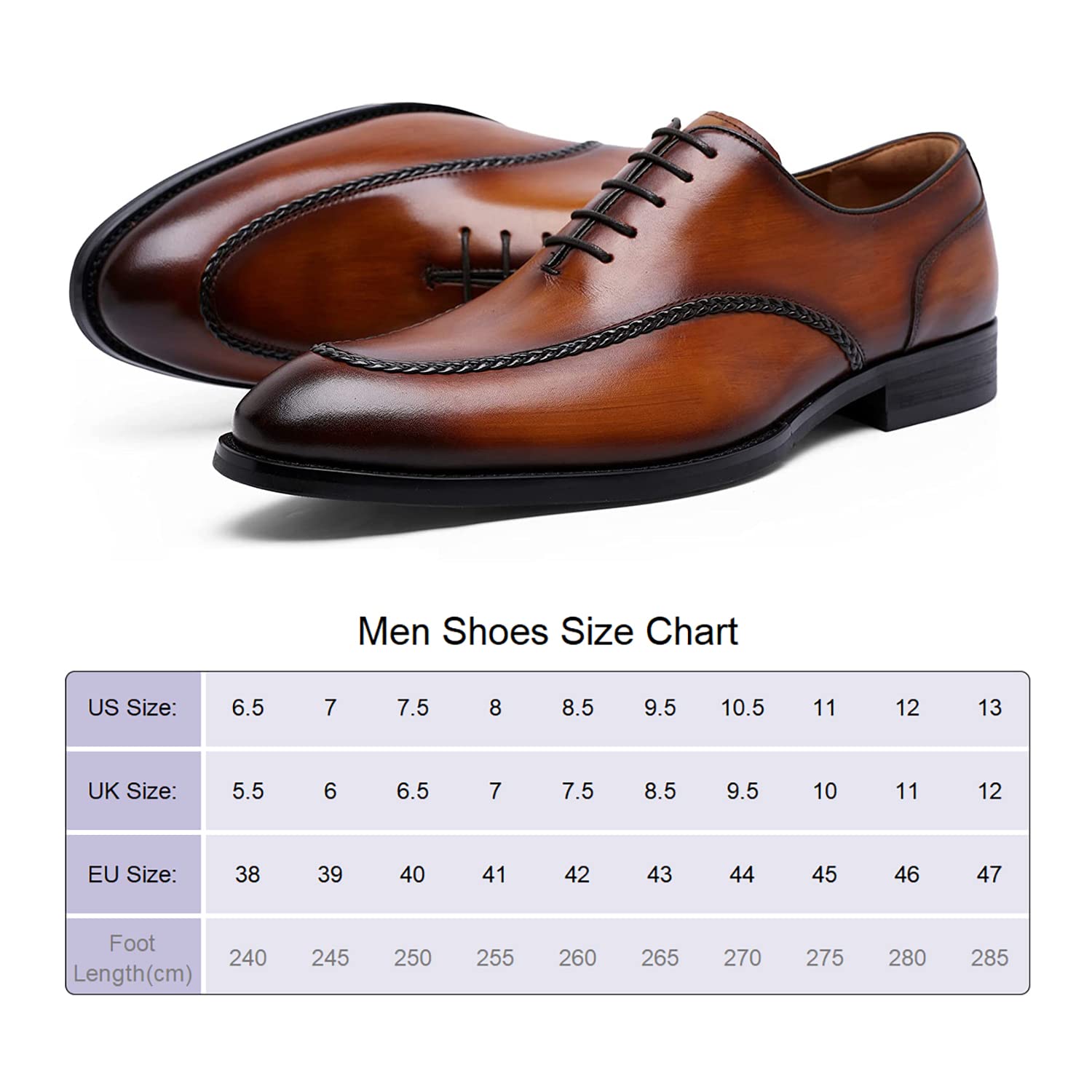 Chaussures Derby Hommes Chaussures d'affaires Formelles Lacets Richelieus Chaussures Toilette Confortables Respirantes