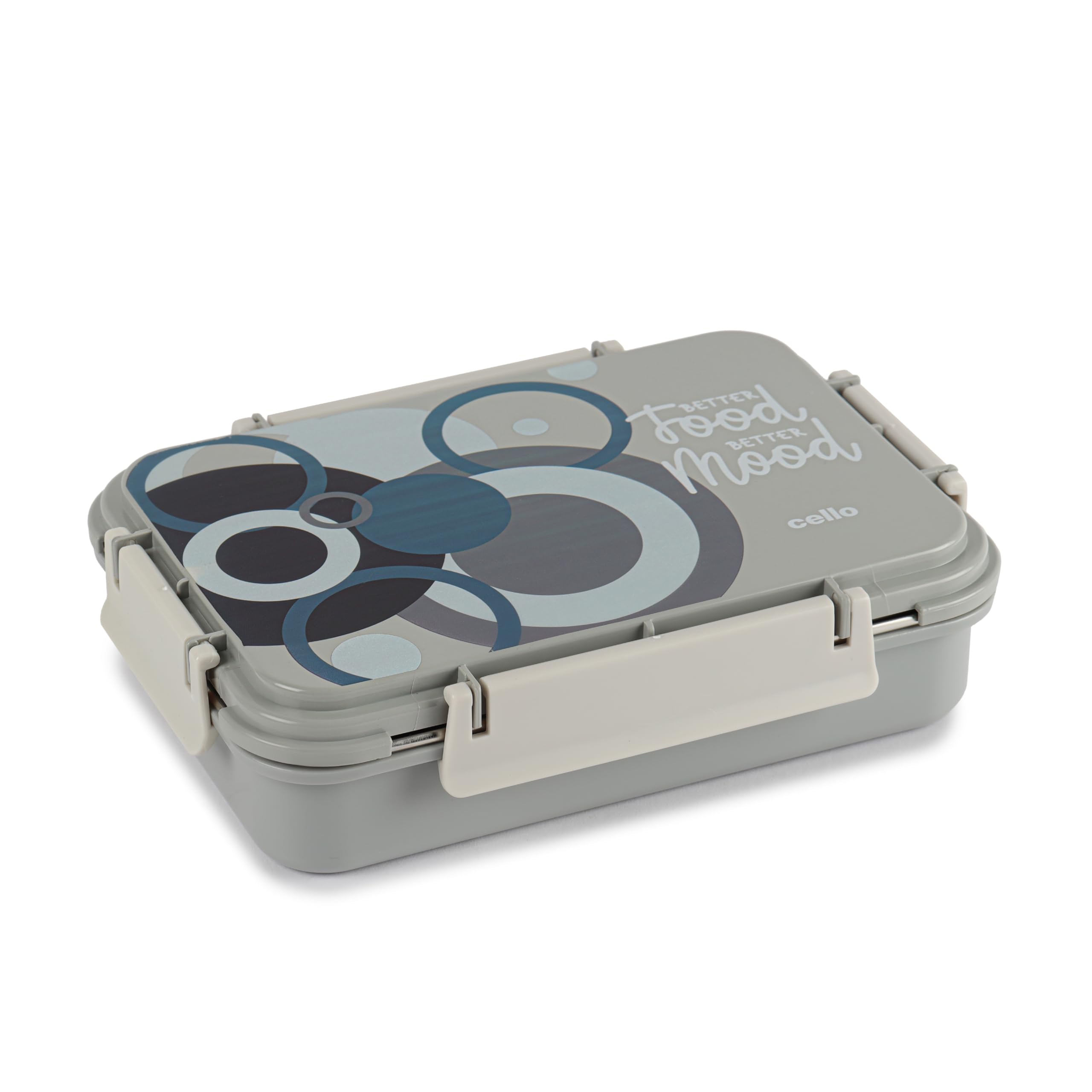 Cello Zoom 3 Lunch Box - Insulated Steel Tiffin -1