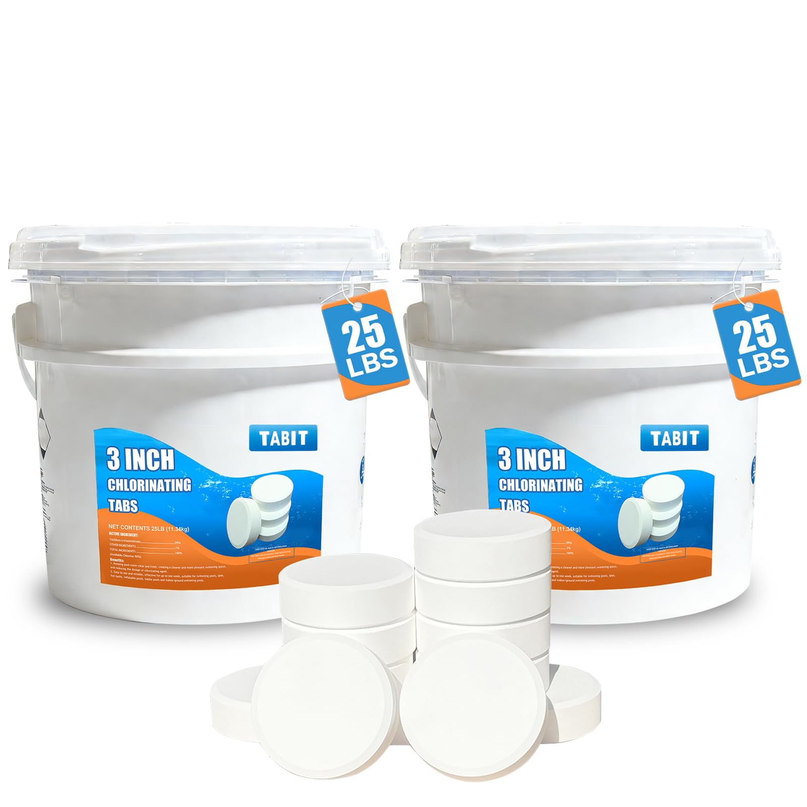 TABIT 50 lbs Chlorine Tablets