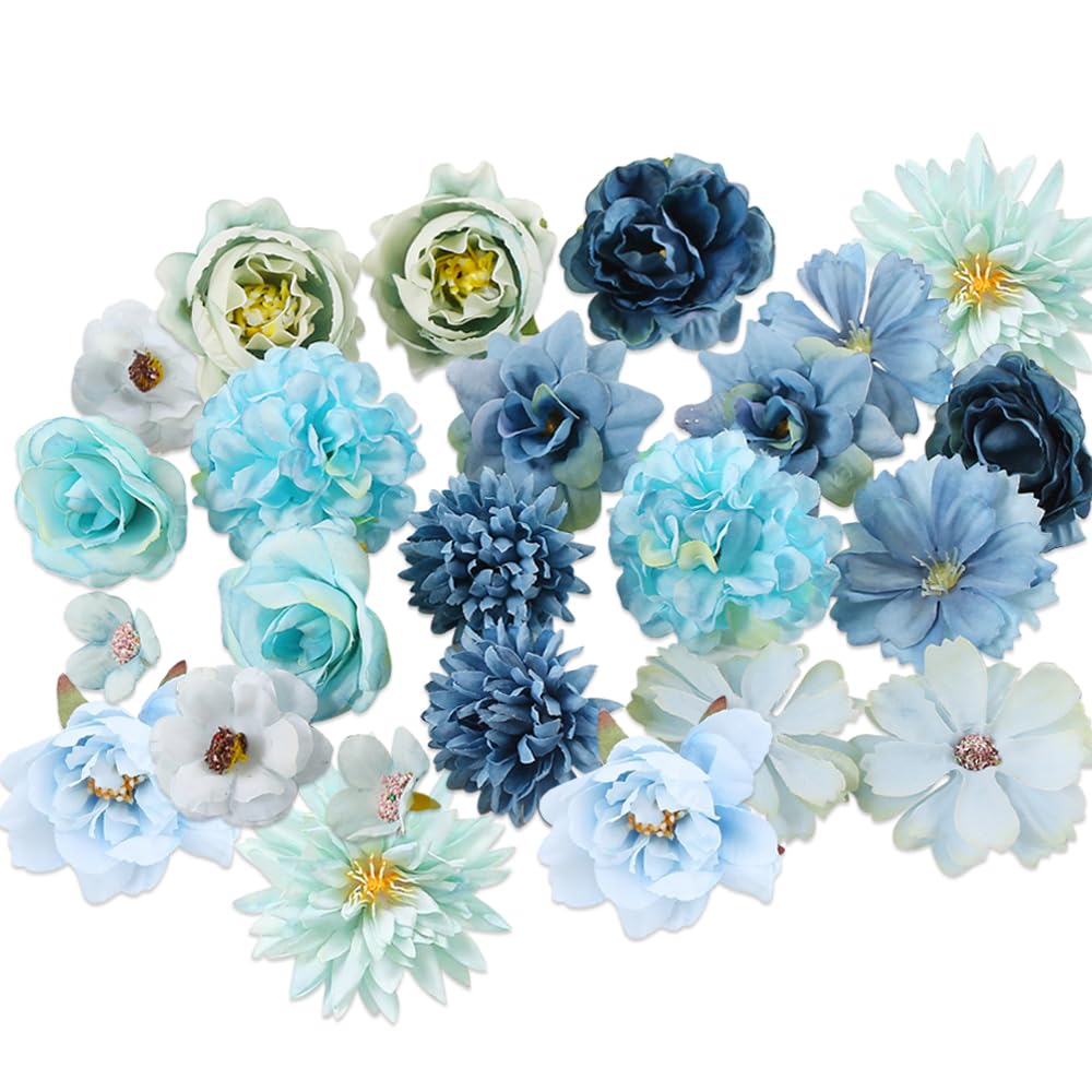 Taasmoog 24 Pcs Artificial Flowers Combo Box Set