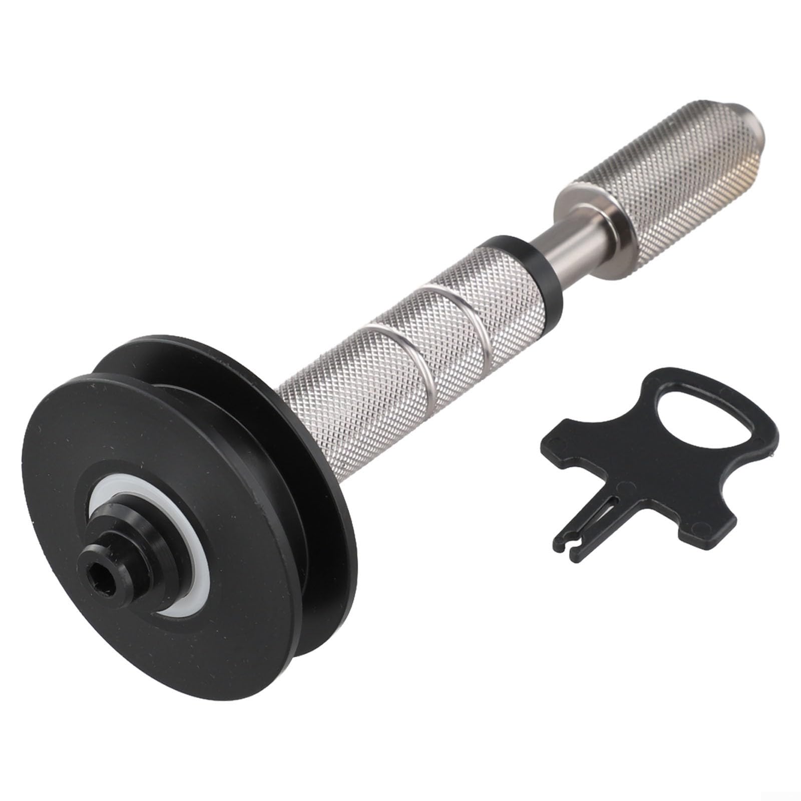 Accarugty Bicycle Chain Keeper, For 142-148mm Thru Axle Frames, Aluminium Alloy Rear Derailleur Guard With Saigang Roller And Double Bearings, For Cleaning, Lubrication And