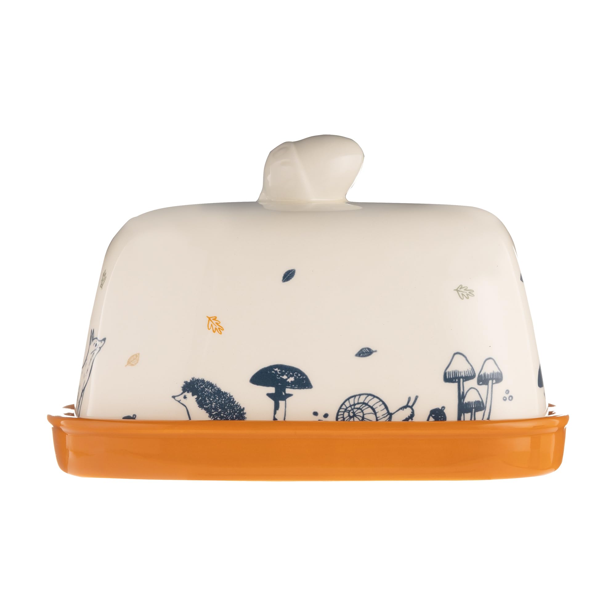 Price & Kensington Woodland Collection Butter Dish – Ceramic, Microwave Safe - View #9