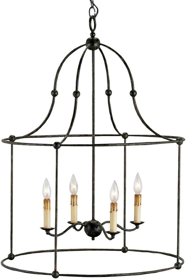 9160 Fitzjames - Four Light Hanging Lantern, Mayfair Finish