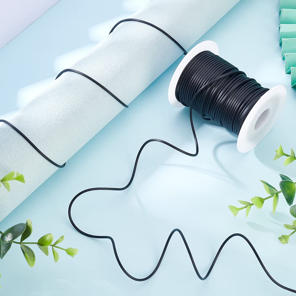1 filo di alluminio per bricolage, 30 m x 1 mm, flessibile, flessibile, per gioielli, giardinaggio, fai da te, giocattolo fai da te (nero
